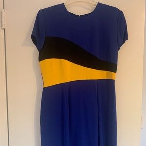 Julian Taylor Vintage Blue Dress size 10 amazing condition